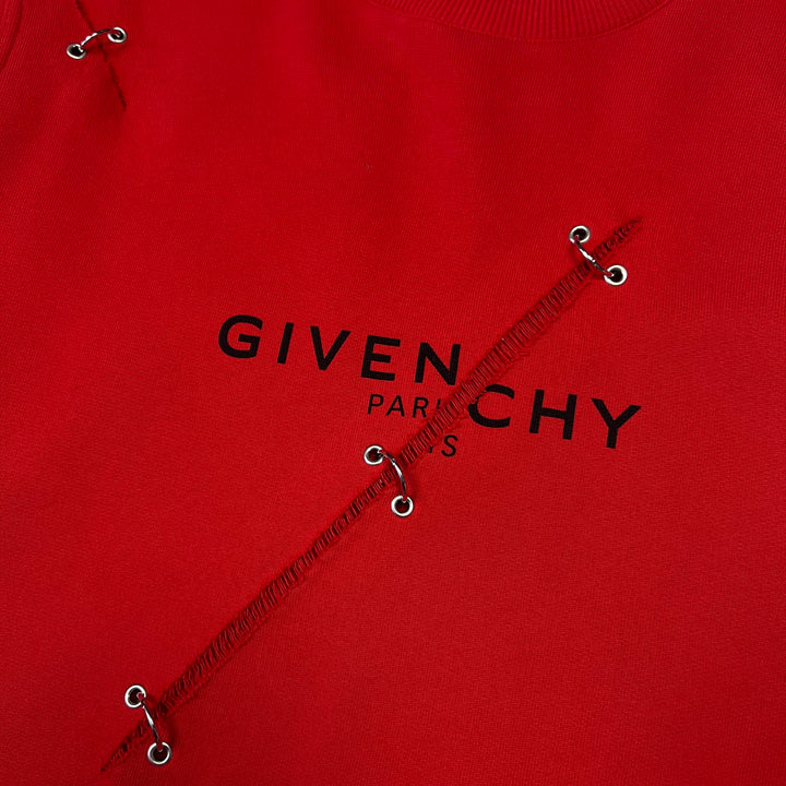 Givenchy Trompe-L'œil Ring Logo Print Sweatshirt