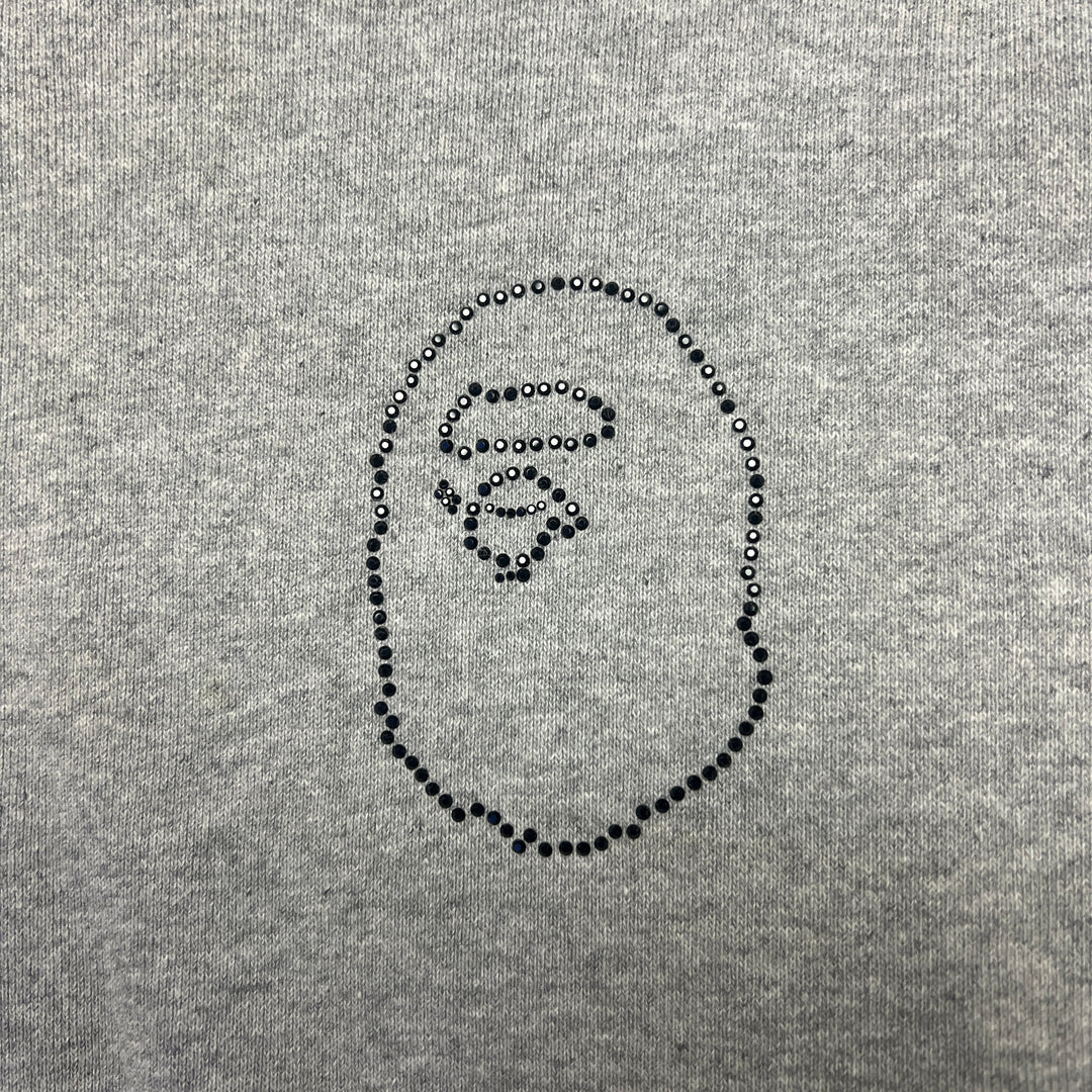 A Bathing Ape Head Studs Full Zip Hoodie