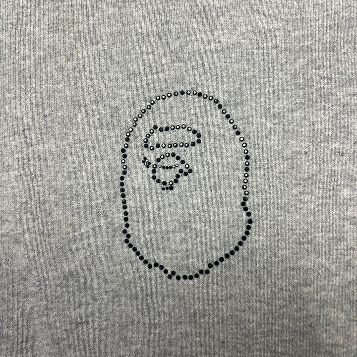 A Bathing Ape Head Studs Full Zip Hoodie