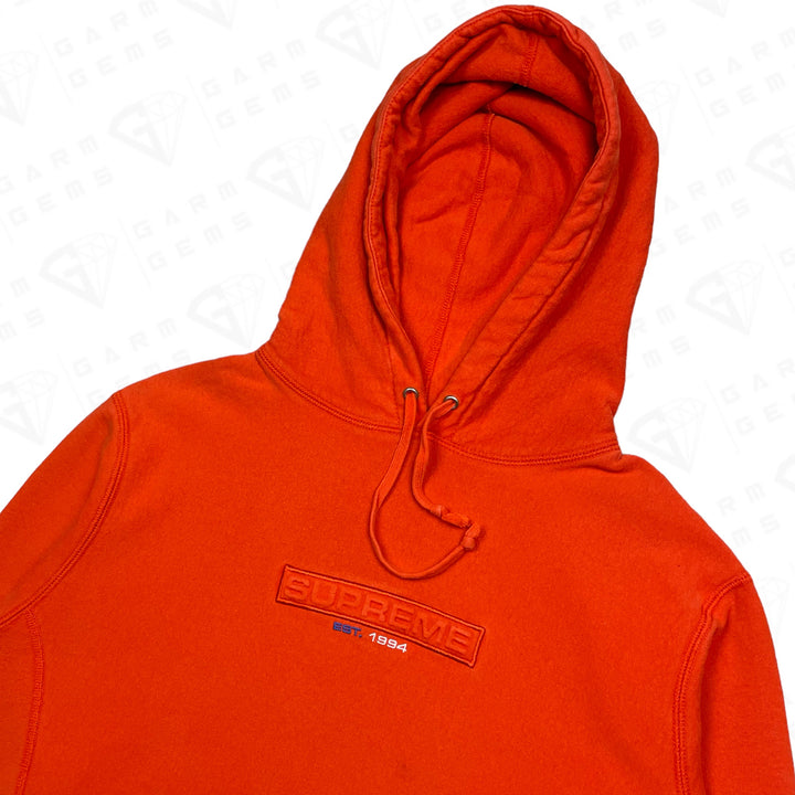 Supreme Embossed Logo Hoodie GarmGems