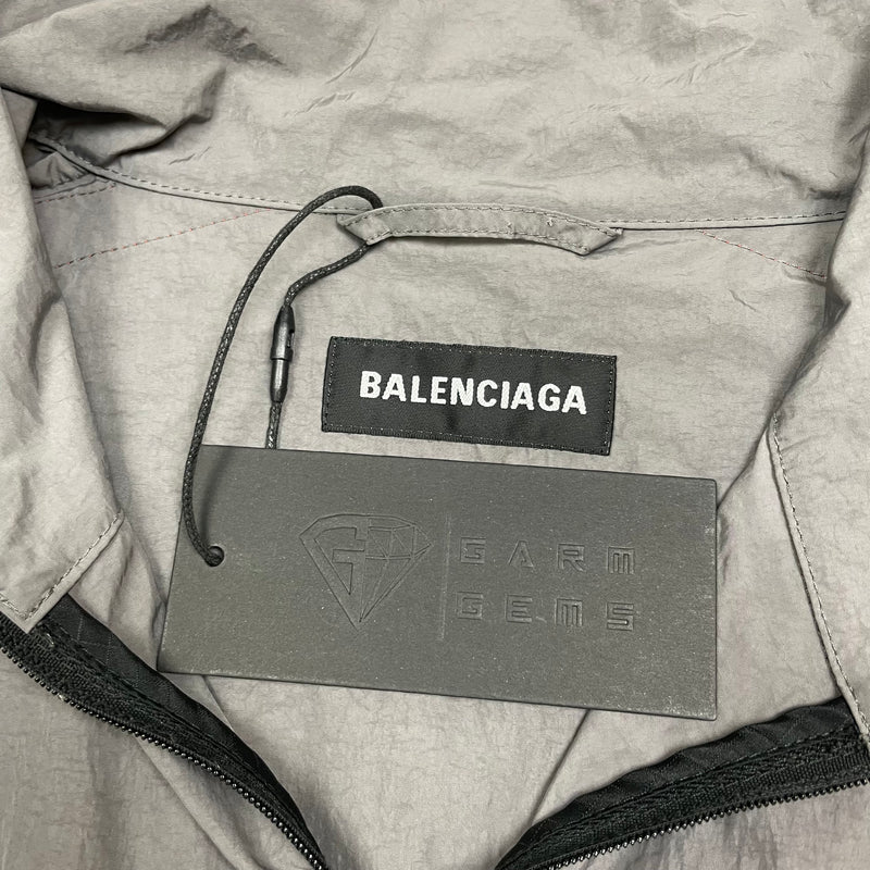 Balenciaga Nylon Tech Logo Windbreaker Jacket GarmGems