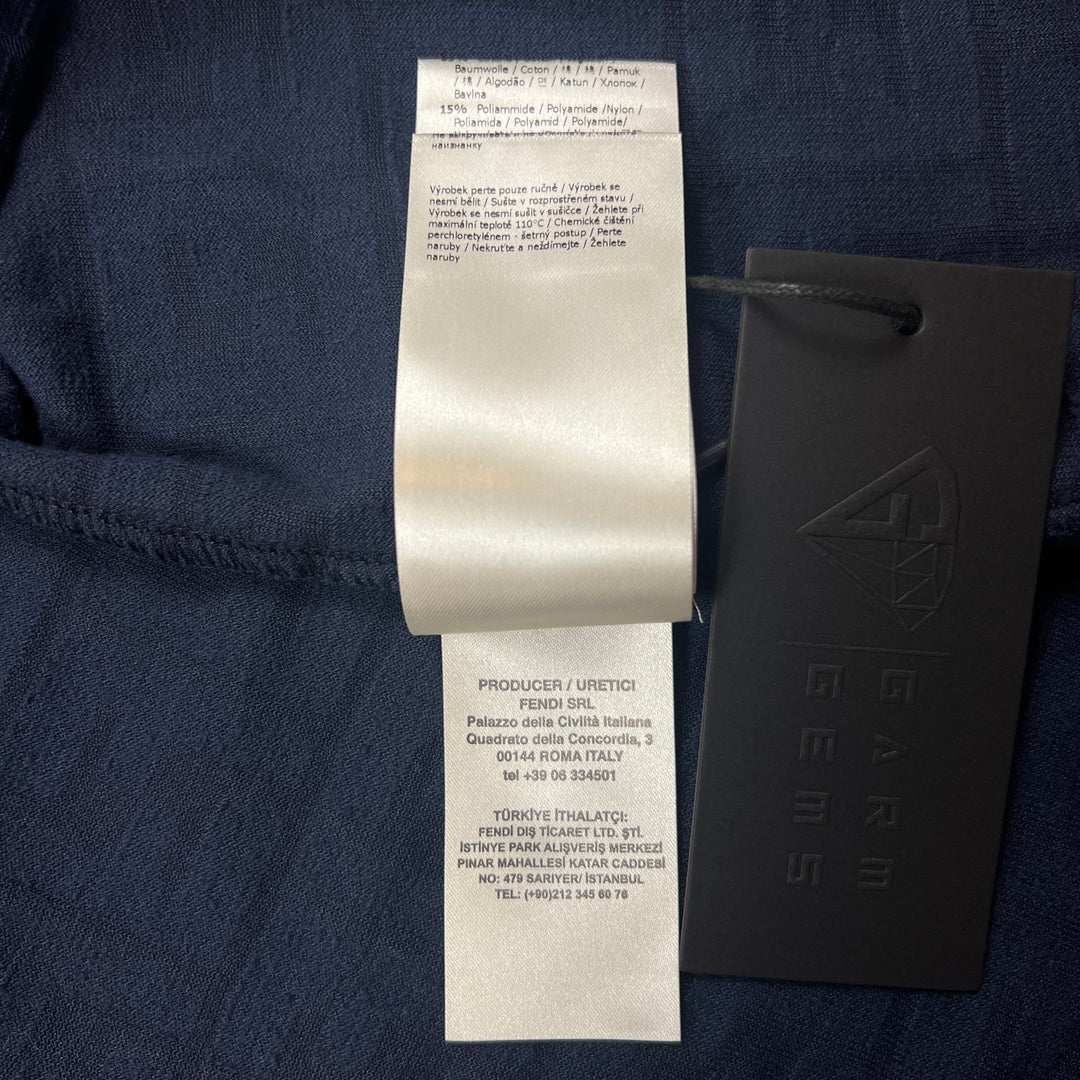 Fendi Embossed FF Textured T-Shirt