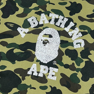 BAPE A Bathing Ape College Logo L/S T-Shirt