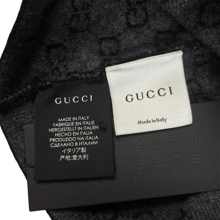 Gucci Monogram Cashmere Beanie
