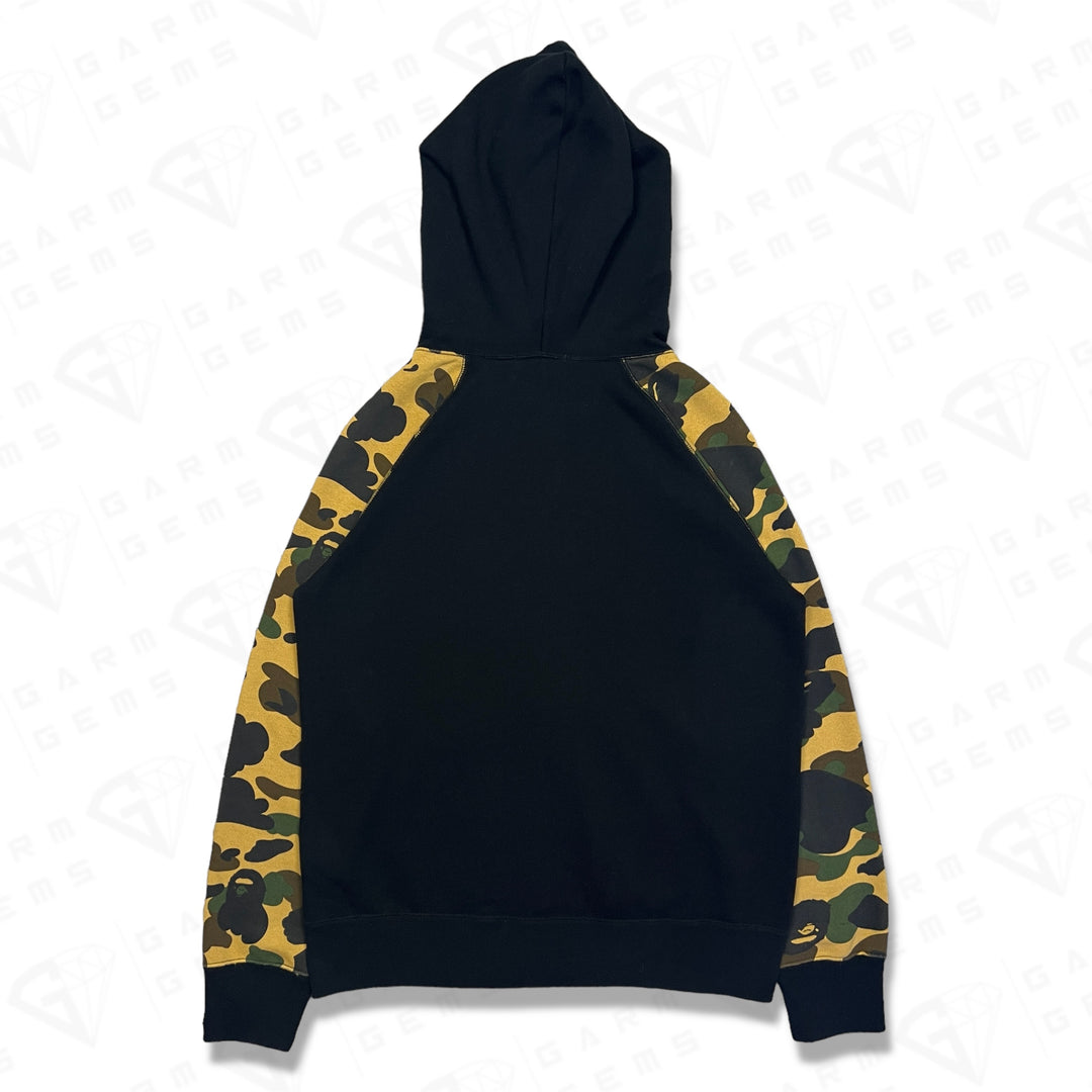 A Bathing Ape Logo Camo Full Zip Hoodie