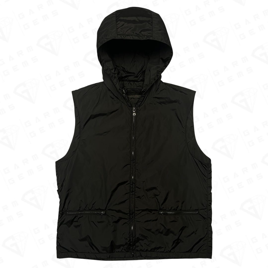 Prada Nylon Hooded Gilet