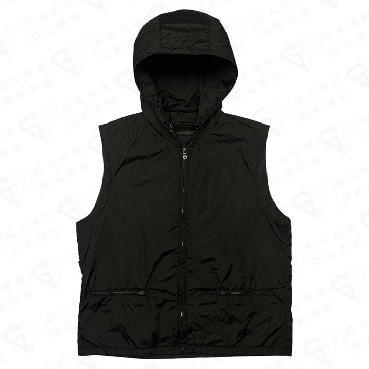 Prada Nylon Hooded Gilet