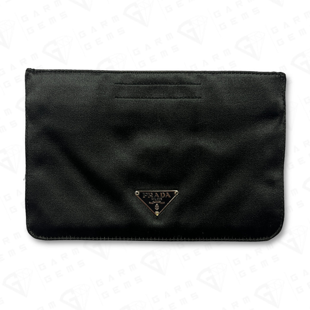 Prada Nylon Velcro Pouch Clutch