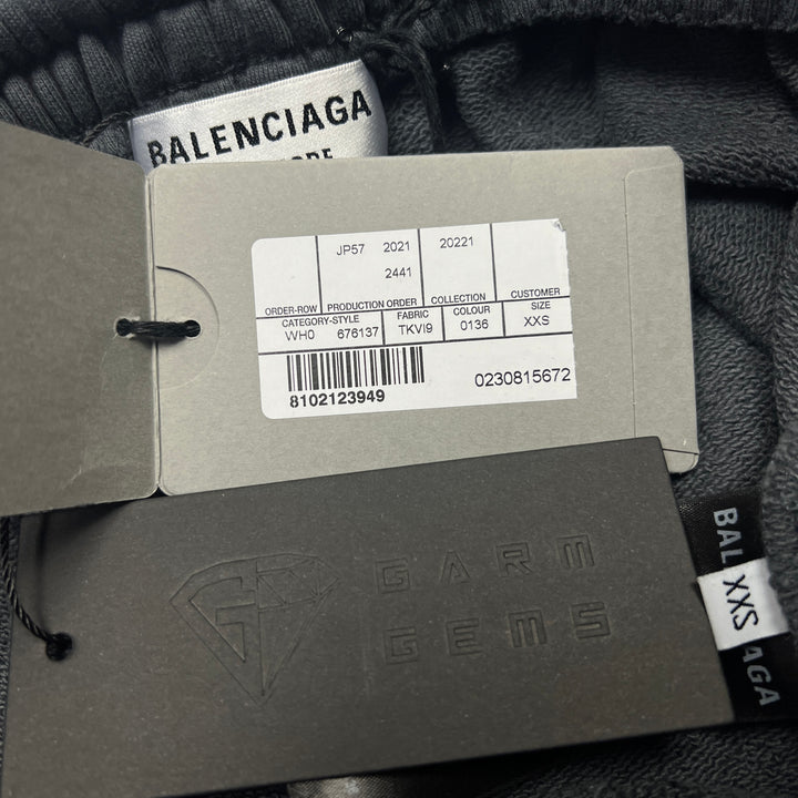 Balenciaga Embroidered Political Campaign Logo Shorts