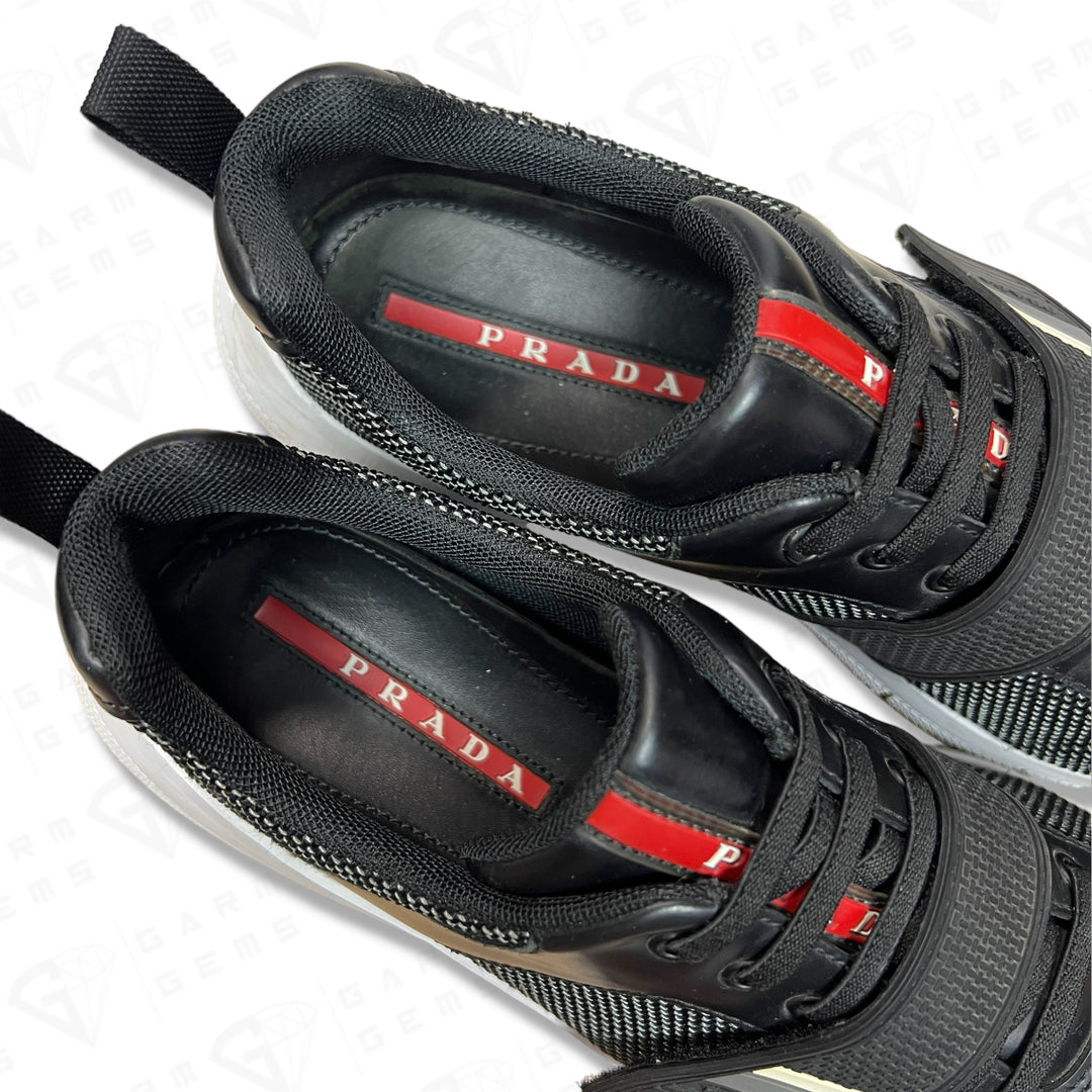 Prada Strap Low Top Trainers