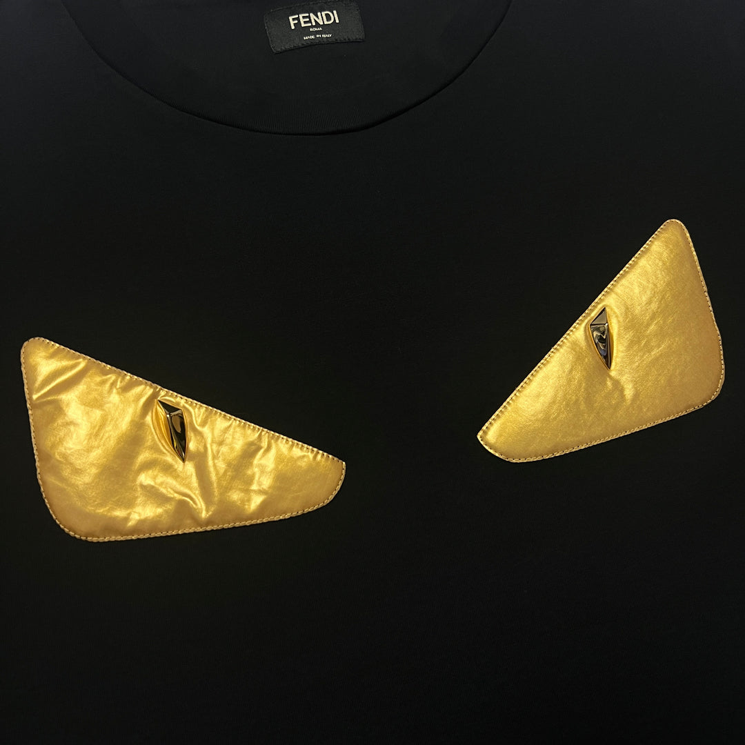 Fendi Gold Bug Eyes T-Shirt