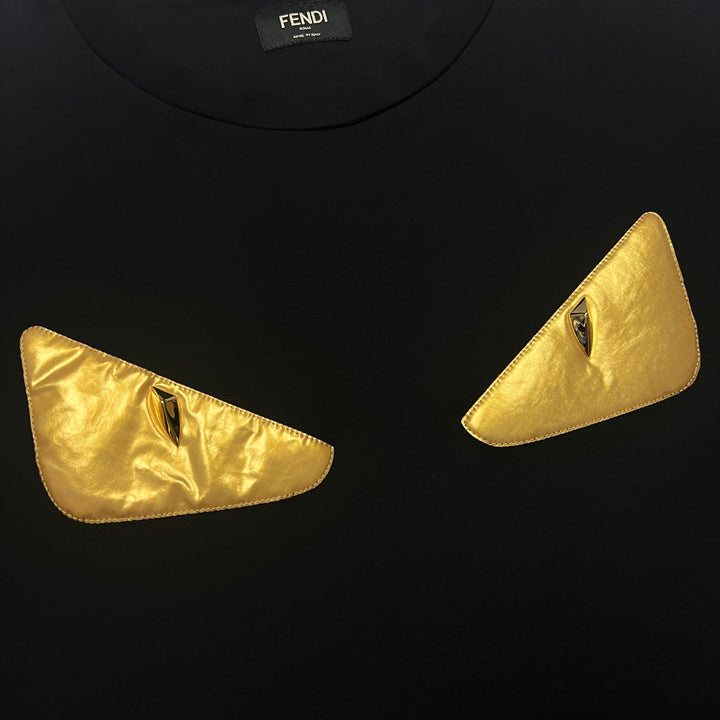 Fendi Gold Bug Eyes T-Shirt