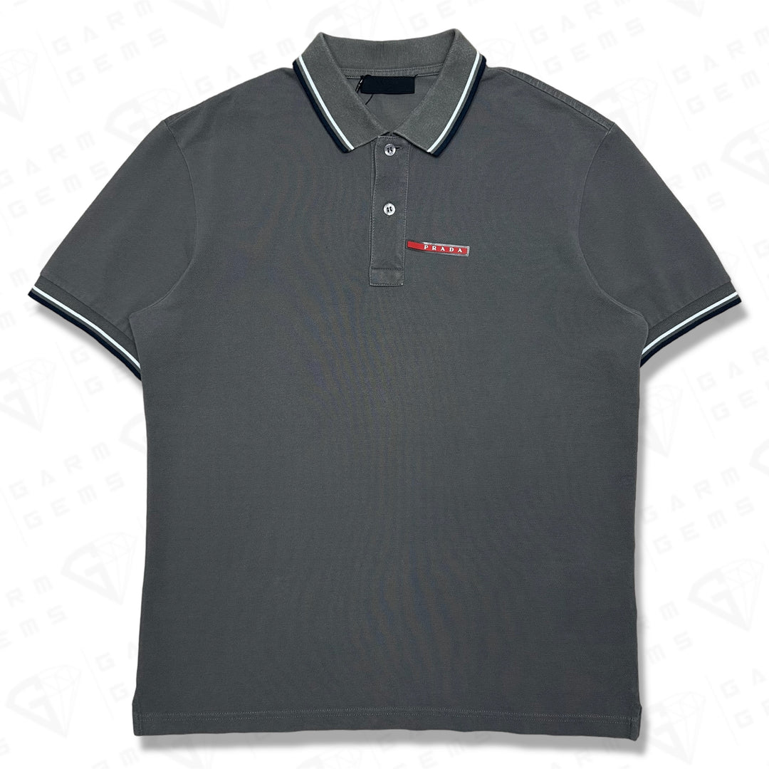 Prada Logo Polo Shirt