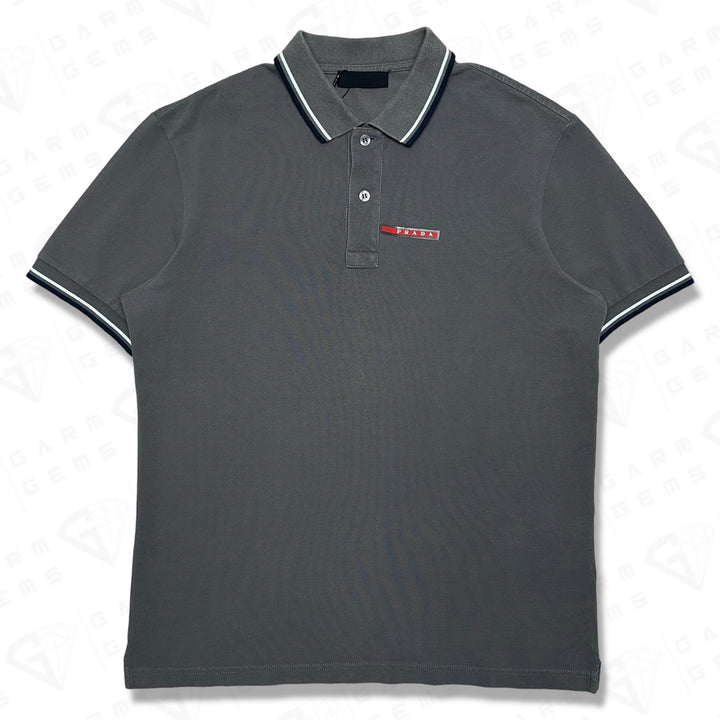 Prada Logo Polo Shirt