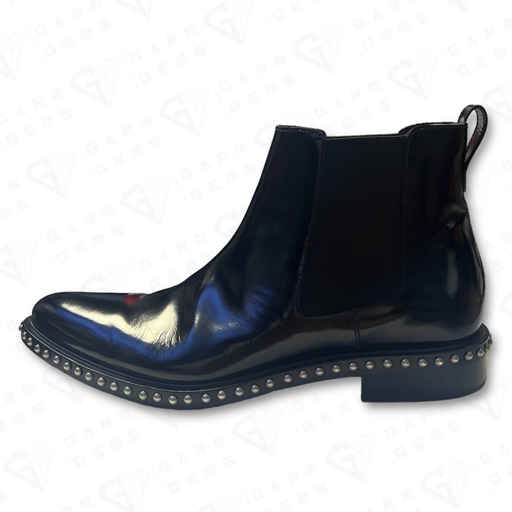 Givenchy Studded Calfskin Leather Chelsea Ankle Boots