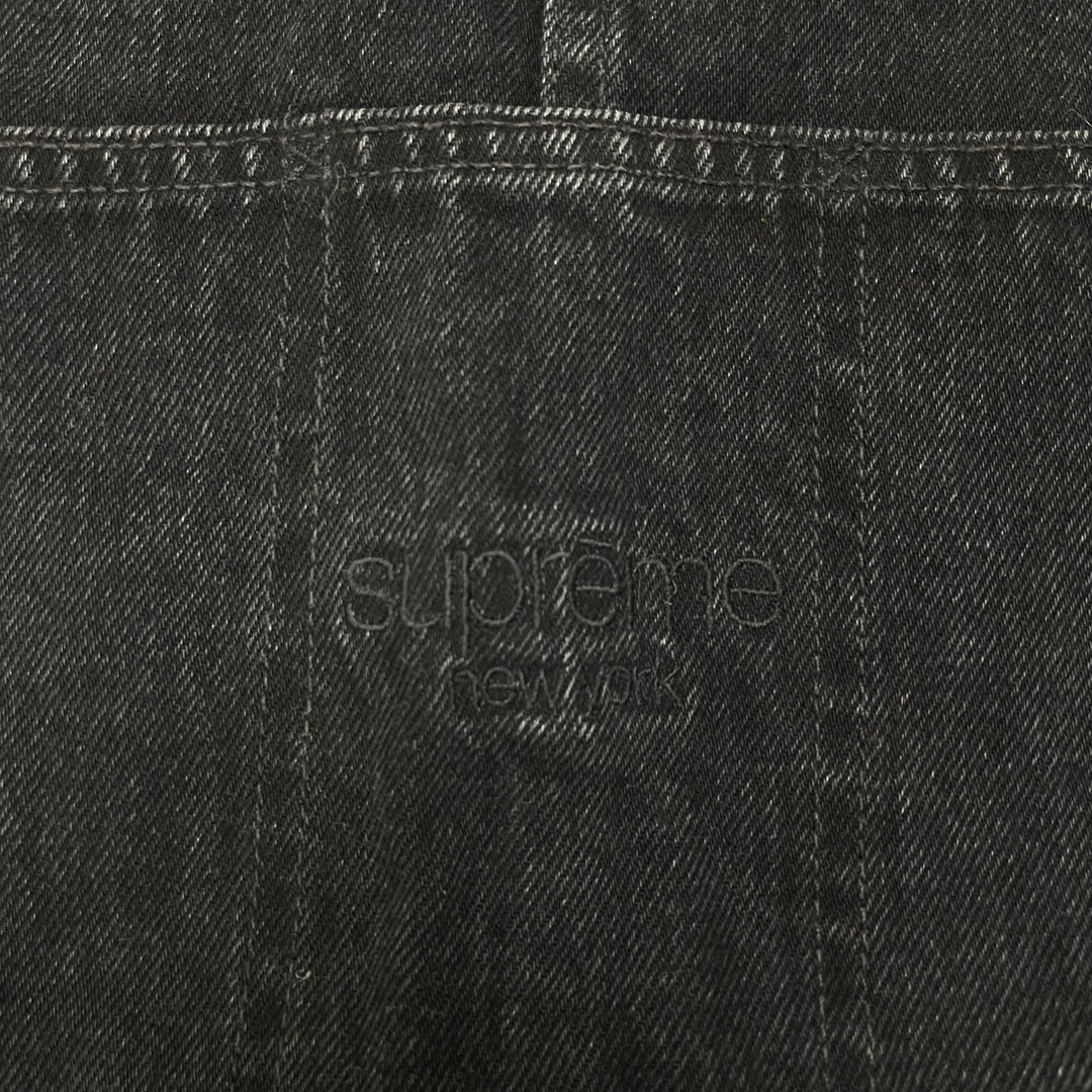 Supreme New York Logo Denim Dungaree Overalls GarmGems