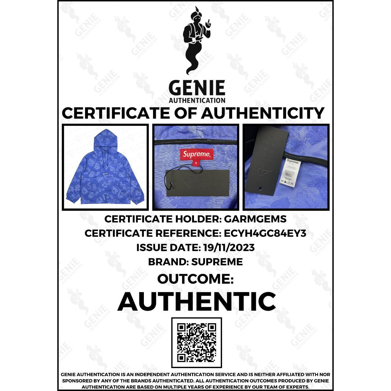 Supreme Floral Tapestry Anorak Jacket – GarmGems