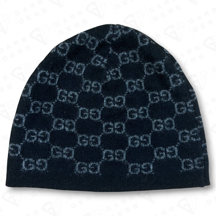 Gucci Monogram Cashmere Beanie