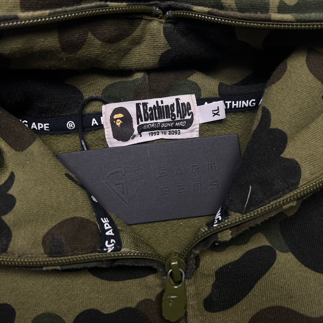 A Bathing Ape Camo Full Zip Hoodie