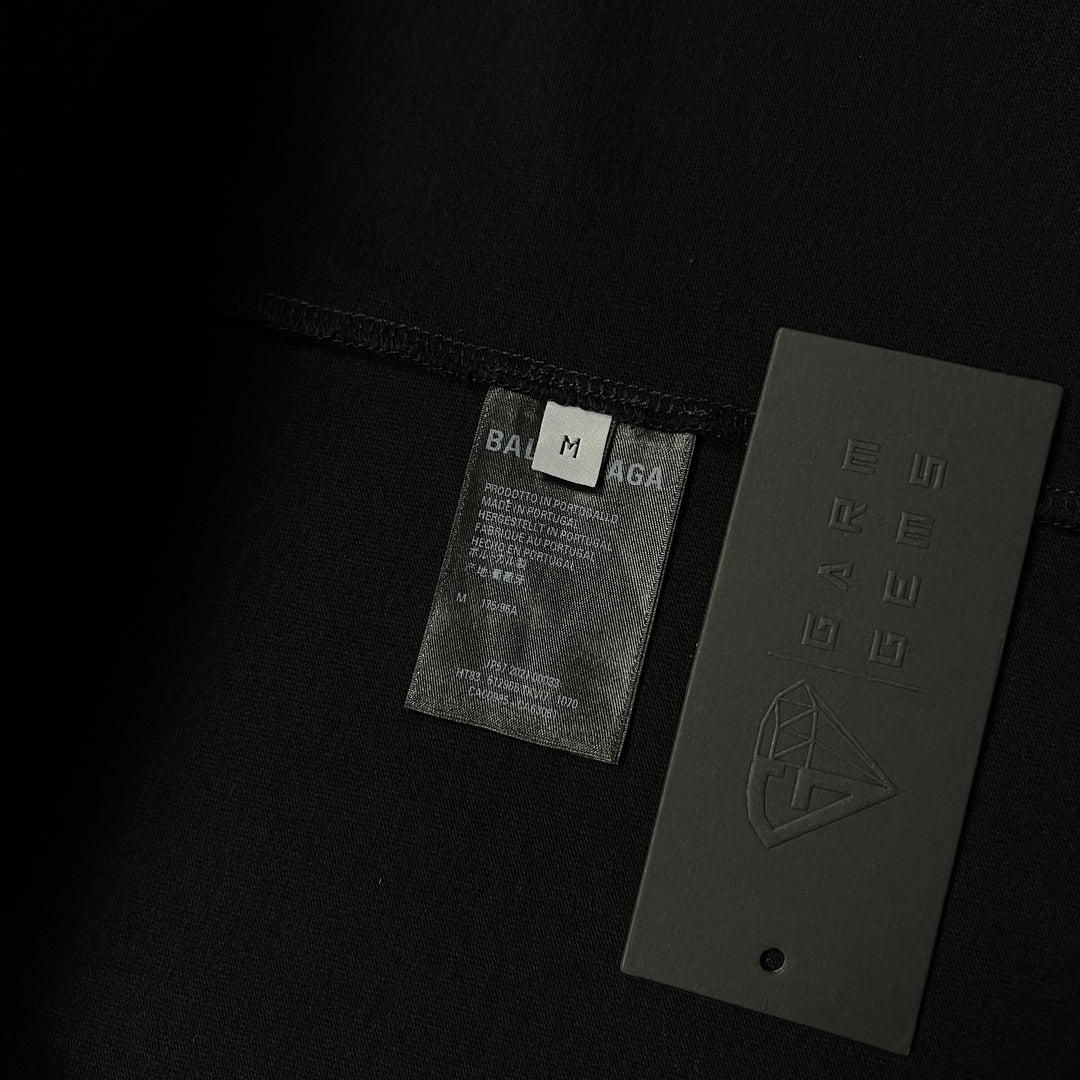 Balenciaga BB Pixel Logo Oversized T-Shirt