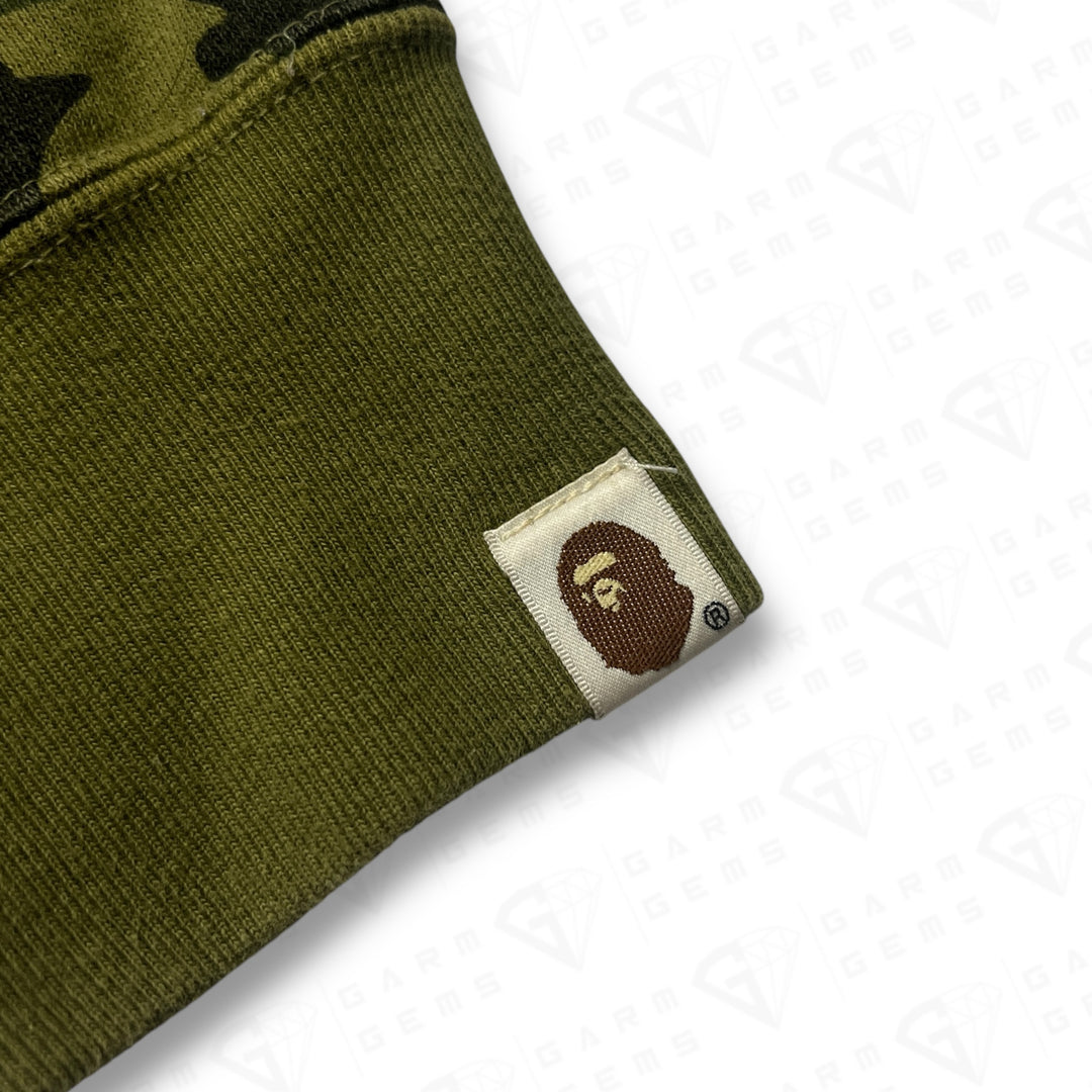 A Bathing Ape Camo Full Zip Hoodie