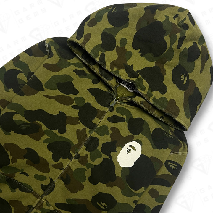 A Bathing Ape Camo Full Zip Hoodie