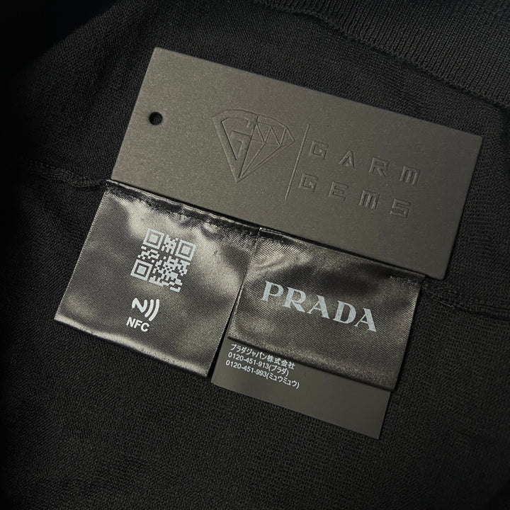 Prada Plain Wool Knit T-Shirt