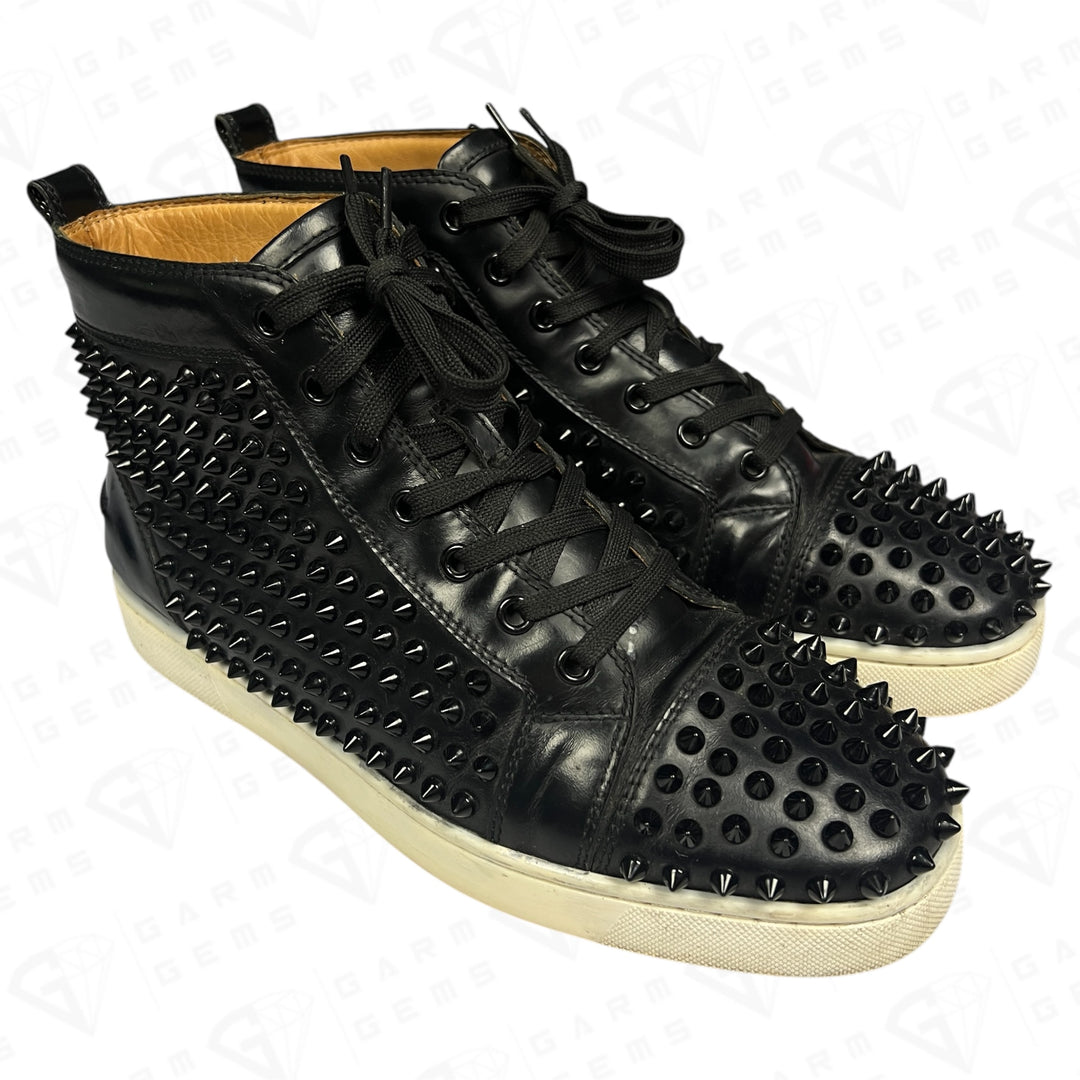 Christian Louboutin Louis Spikes High Top Trainers