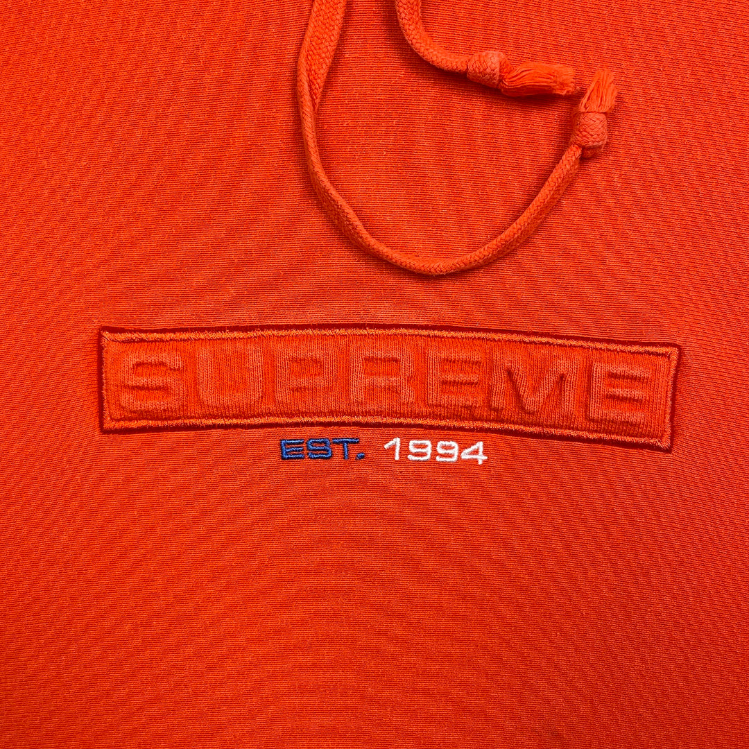 Supreme Embossed Logo Hoodie GarmGems