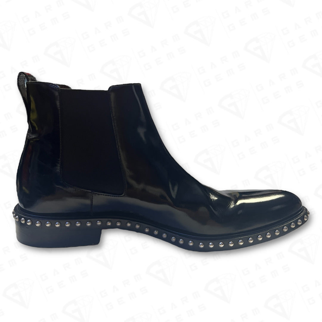 Givenchy Studded Calfskin Leather Chelsea Ankle Boots