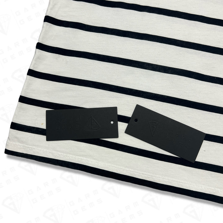 Balmain Stripe Logo T-Shirt