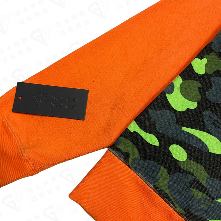 BAPE A Bathing Ape Neon Camo Full Zip Hoodie GarmGems