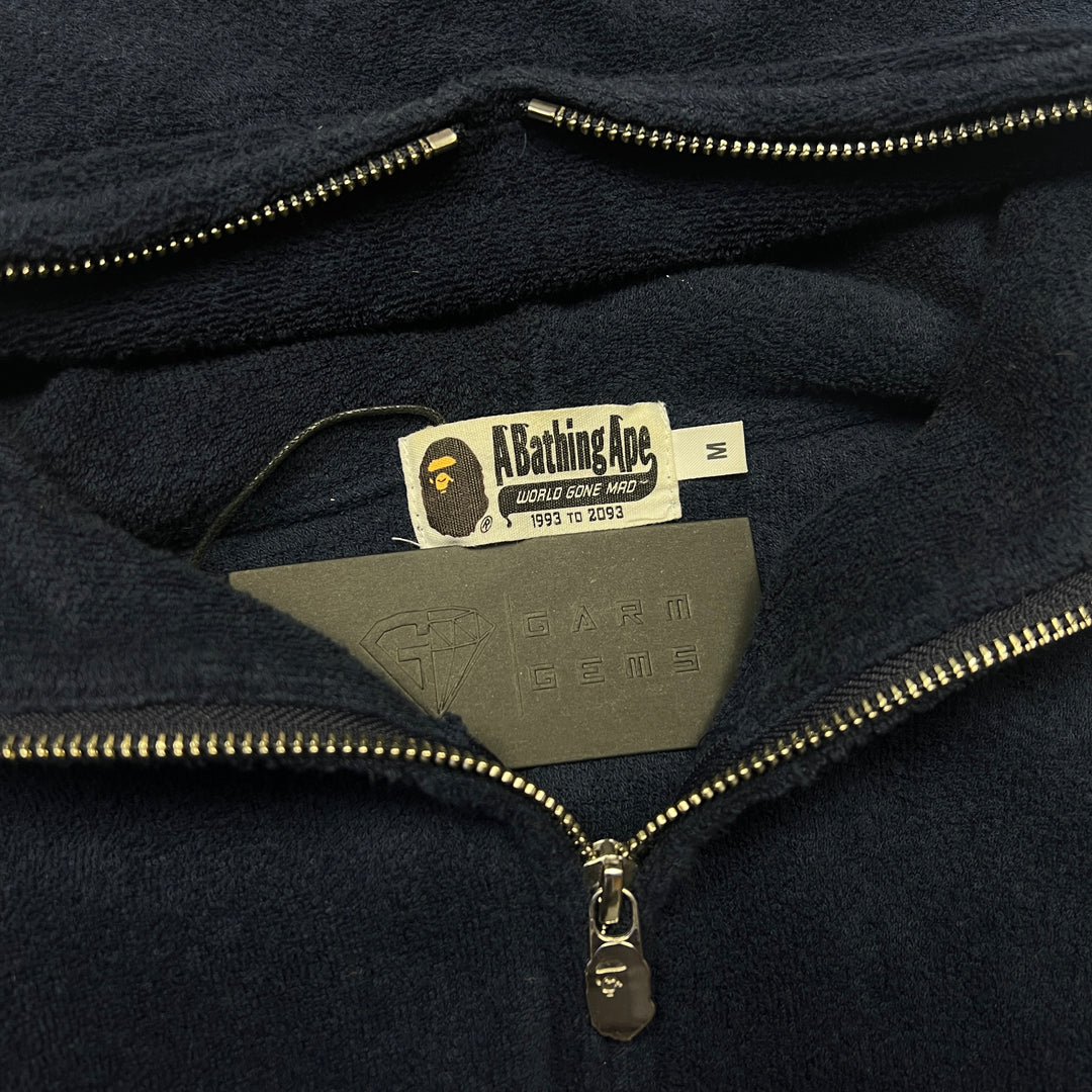 A Bathing Ape Full Zip Towelling Hoodie