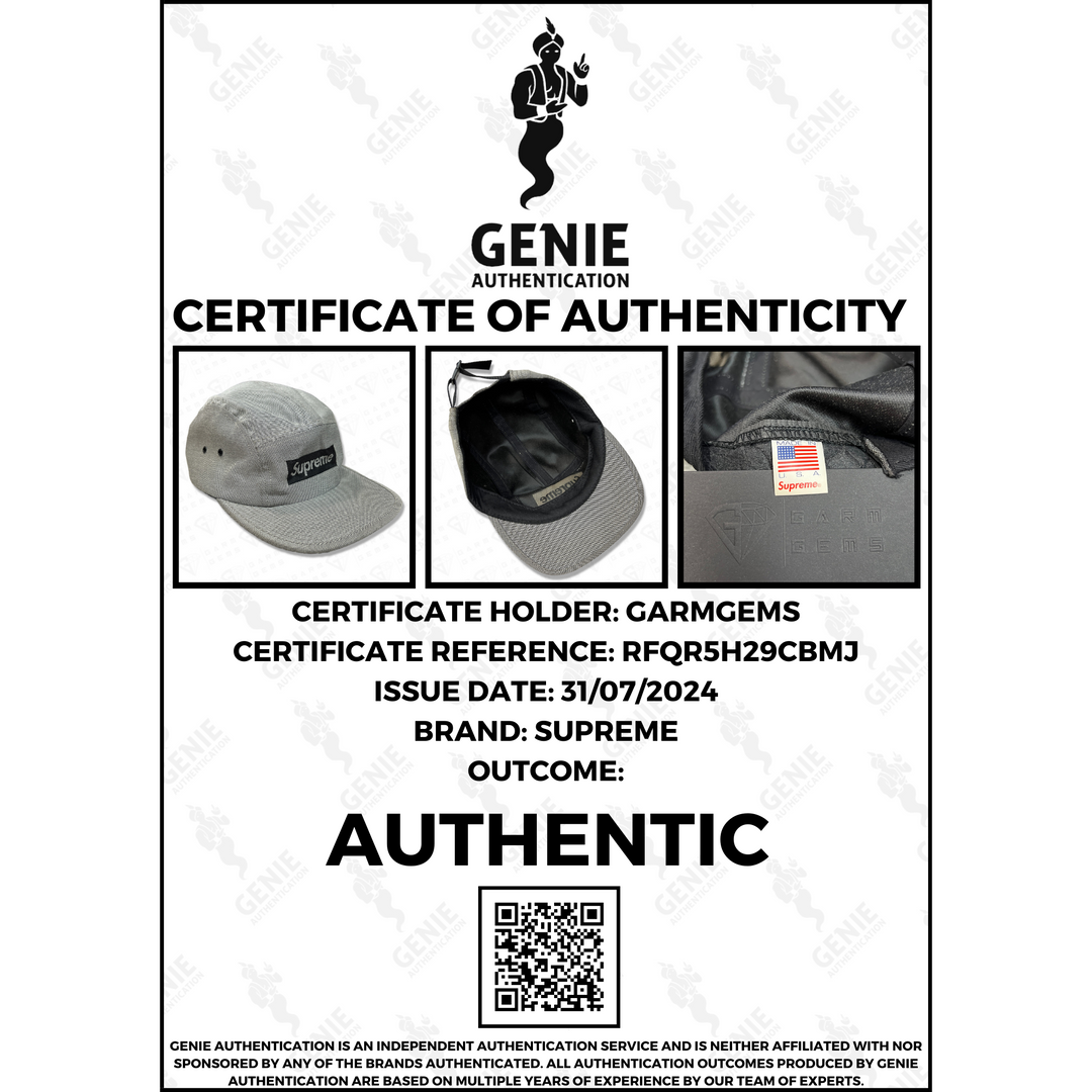 Supreme jacquard box logo camp cap sales