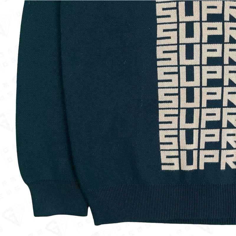 Supreme Logo Repeat Sweater GarmGems