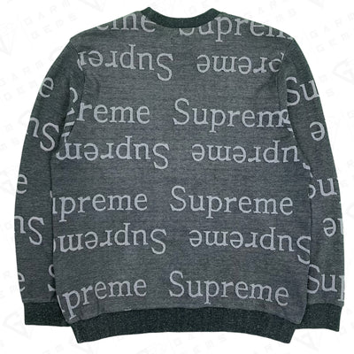 Supreme Jacquard Logo Crewneck Sweatshirt GarmGems