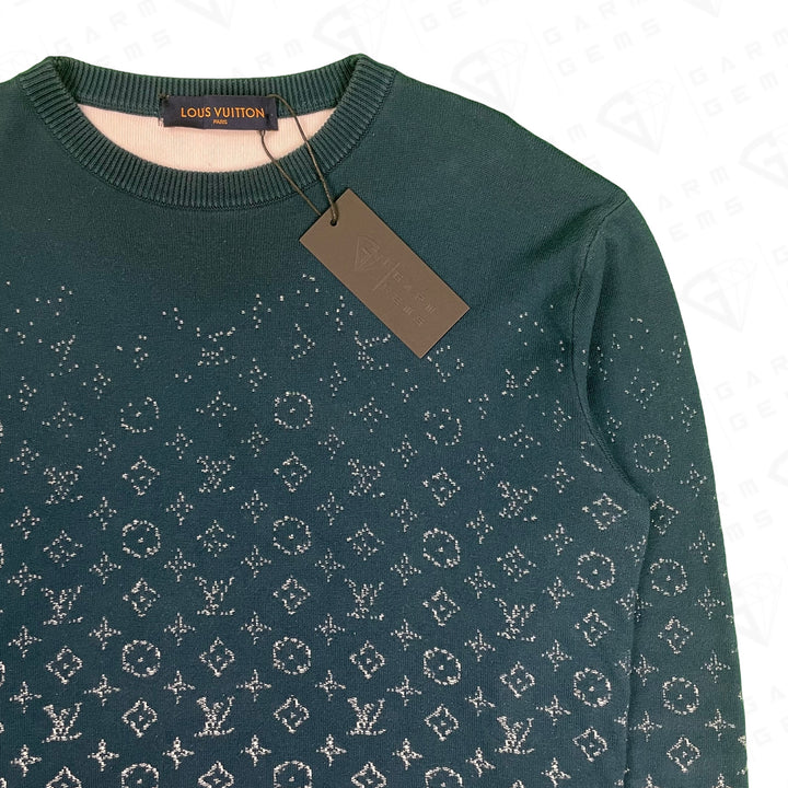 Louis Vuitton LVSE Monogram Degrade Crewneck Jumper Ocean GarmGems