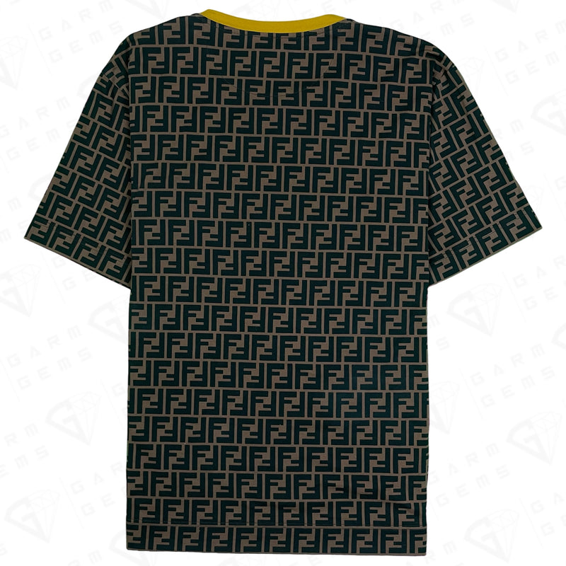 Fendi FF Motif Cotton T-Shirt Fendi